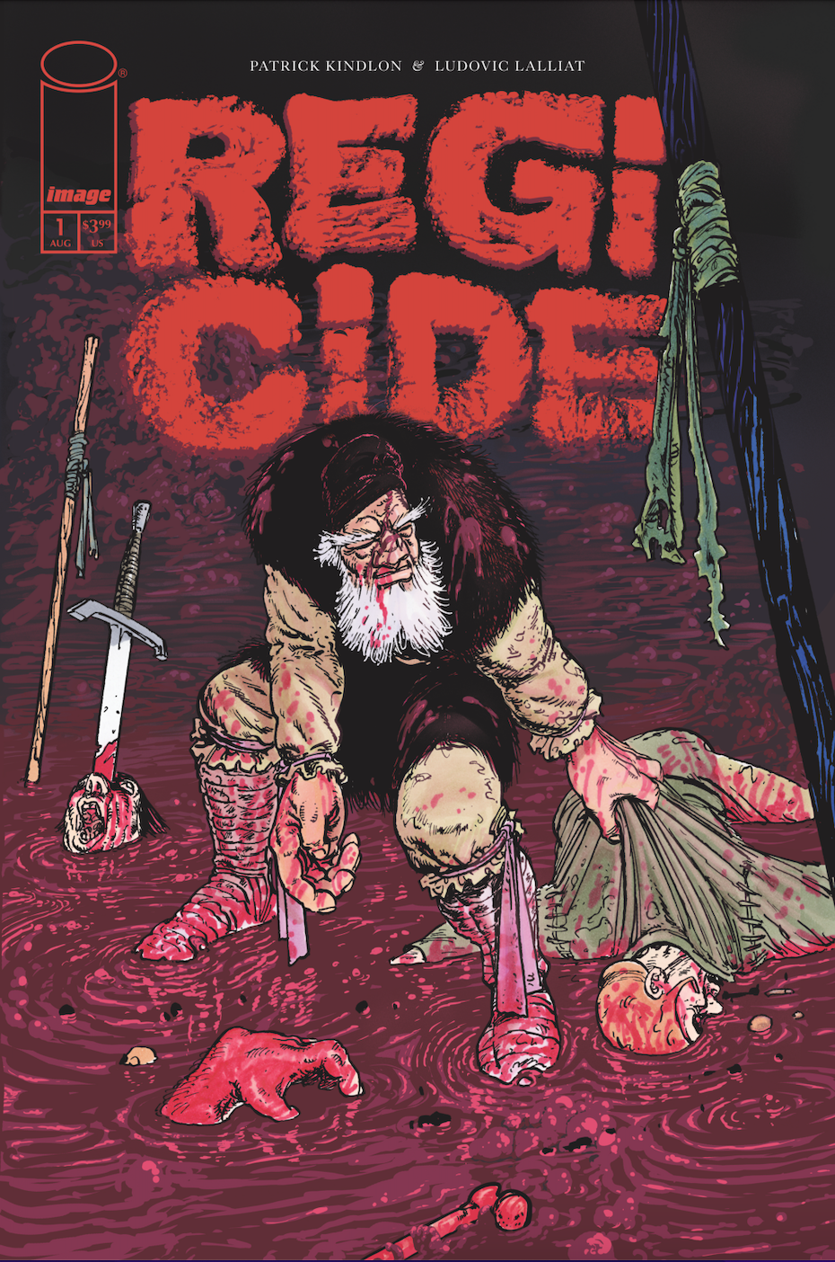L'annonce de la BD Régicide, présentée comme un récit entre de Dracula et Berserk